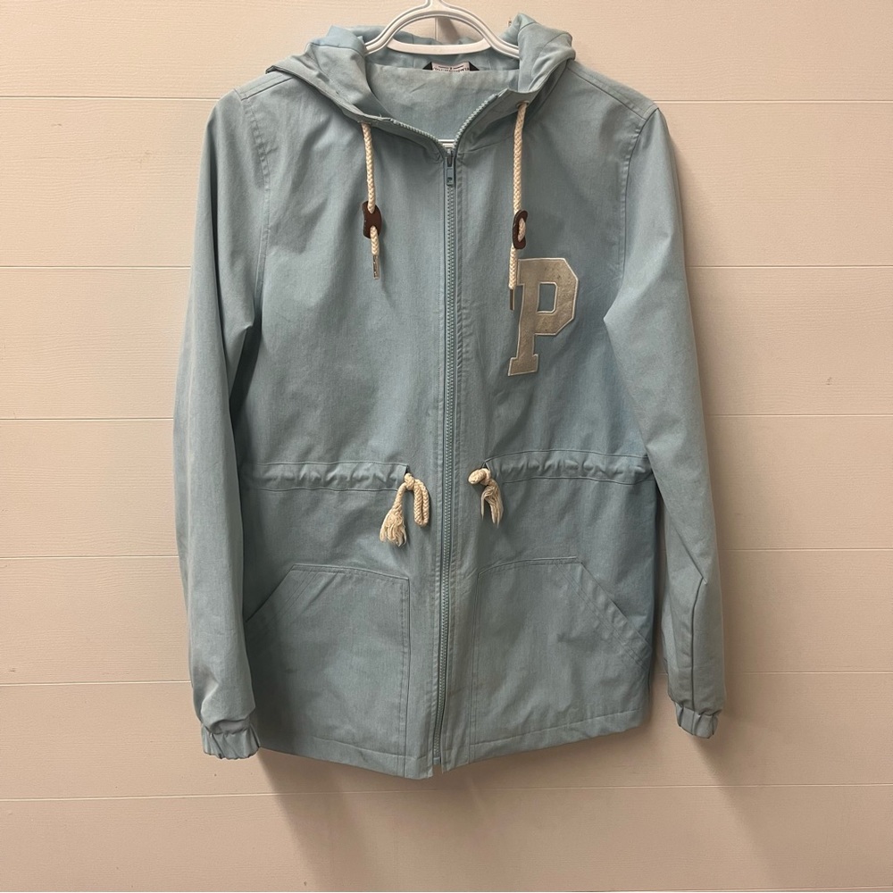PLENTY women’s small blue hooded jacket